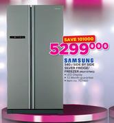 Samsung 540Ltr Side By Side Silver Fridge/Freezer RSA1STMG