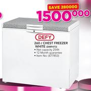 Defy 260Ltr Chest Freezer White DMF473