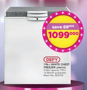 Defy 196Ltr White Chest Freezer DMF470