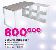L-Shape Cube Desk