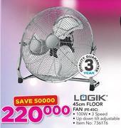 Logik 45cm Floor Fan FE-45C
