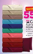 Casa King Flat Sheet-Each