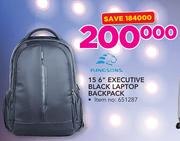 Kingsons 15.6" Executive Black Laptop Backpack
