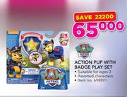 Paw Patrol Action Pup With Badge Play Set