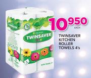 Twinsaver Kitchen Roller Towels-4's Each