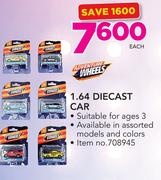 Adventures Wheels 1.64 Diecast Car-Each