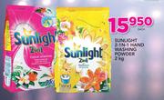 Sunlight 2-In-1 Hand Washing Powder-2kg Each