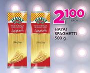 Hayat Spaghetti-500gm Each