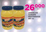 American Garden Mayonnaise-887ml Each