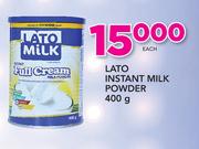 Lato Instant Milk Powder-400gm