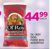 OL'Roy Dog Food Assorted-8kg Each