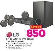 LG 5.1 Channel DVD Home Theatre DH-3140