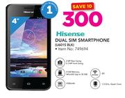 Hisense Dual Sim Smartphone U601S BLK