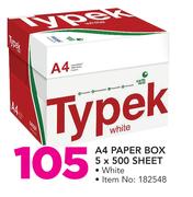 Typek A4 Paper Box-5 x 500 Sheet