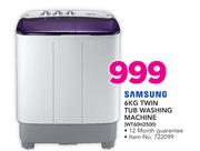 Samsung 6kg Twin Tub Washing Machine WT60H2500