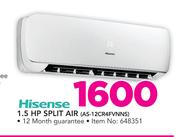 Hisense 1.5HP Split Aircon AS-12CR4FVNNS