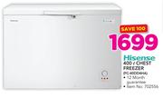 Hisense 400ltr Chest Freezer FC-40DD4HA