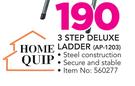 Home Quip 3 Step Deluxe Ladder AP-1203