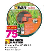 Garden Master 12mmx 20m Hosepipe
