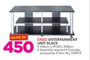 Enzo Entertainment Black Unit