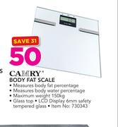 Camry Body Fat Scale