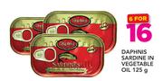 Daphnis Sardine In Vegetable Oil-6 x 125g