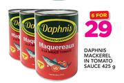 Daphnis Mackerel In Tomato Sauce-6 x 425g