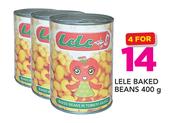 Lele Baked Beans-4 x 400g