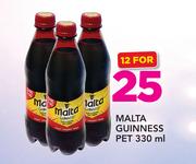 Malta Guinness Pet-12 x 330ml