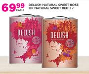 Delush Natural Sweet Rose Or Natural Sweet Red-3ltr Each