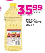 Sunfoil Sunflower Oil-2ltr Each