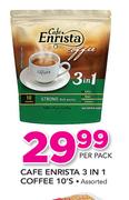 Cafe Enrista 3 In 1 Coffee Assorted-10's Per Pack