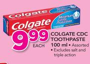 Colgate CDC Toothpaste Assorted-100ml Each