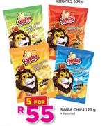 Simba Chips Assorted-5 x 125g