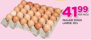 Nulaid Eggs Large-30's Per Pack