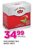 Five Roses Tea Bags-100's Per pack