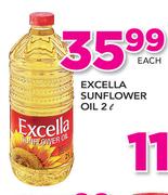 Excella Sunflower Oil-2Ltr Each