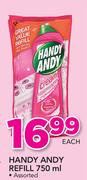Handy Andy Refill-750ml