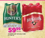 Hunters Dry Or Gold NRB-6 x 330ml Per Pack