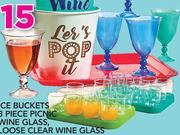 Loose Clear Wine Glass