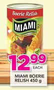 Miami Boerie Relish-450g