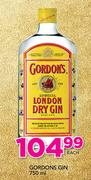 Gordons Gin-750ml Each