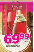 Robertson Slimline Natural Sweet Rose-3Ltr Each