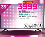 Hisense 39" FHD LED-HX39N2176