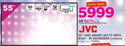JVC 55" UHD Smart LED TV With Built In Soundbar LT-55N875