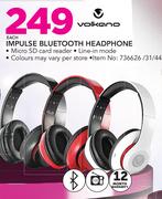 Volkano Impulse Bluetooth Headphone-Each