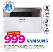 Samsung M2070 Mono Laser 3-In-1 Printer