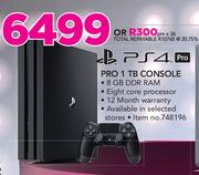 PS4 Pro 1TB Console