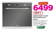 Defy Gemini Petit Chef Oven Metallic DBO475