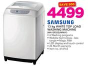 Samsung 13Kg White Top Load Washing Machine WA13F5S2UWW F